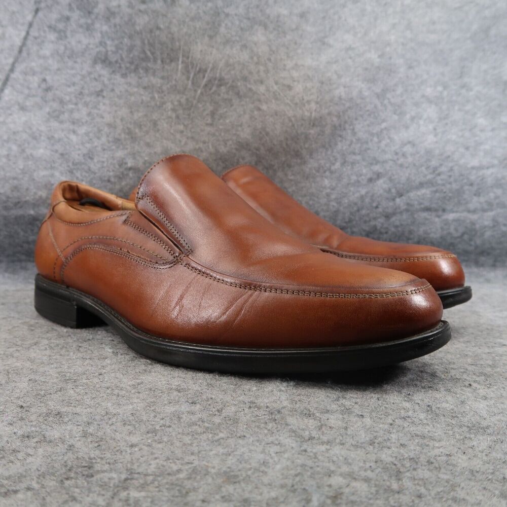 Florsheim Shoes Mens 11 Slip On Loafers Classic Career Comfort Leather Midtown